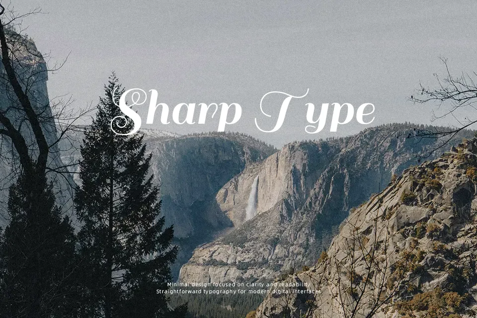 Sail Font Font Preview for Romantic Packaging