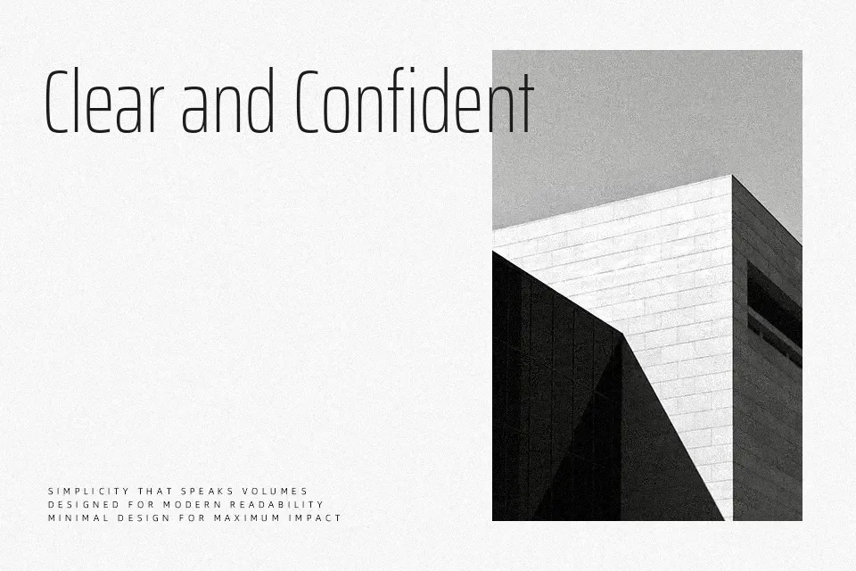 Saira Extra Condensed Font Font Preview for Modern Packaging