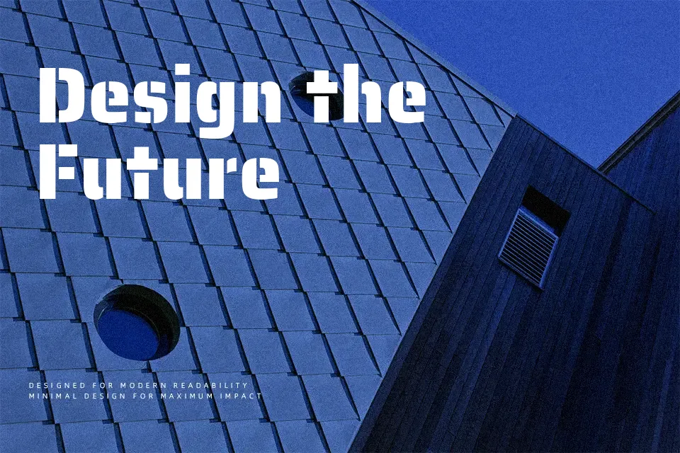 Saira Stencil One Font Font Preview for Masculine Mood