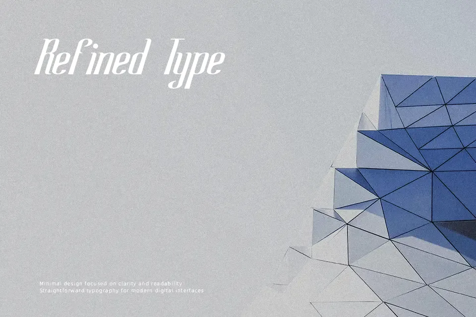 Samurai and Blade Font Font Preview for Bold Poster