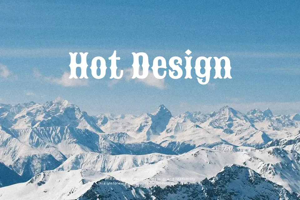 Sancreek Font Font Preview for Vintage Advertising