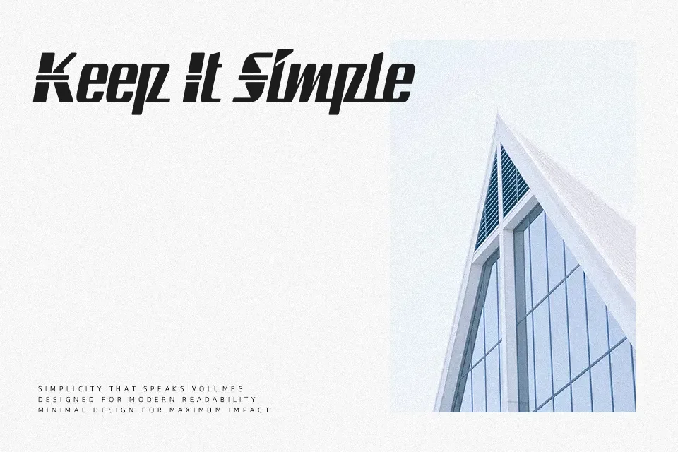 Sandoval Font Geometric Font Preview for Logo