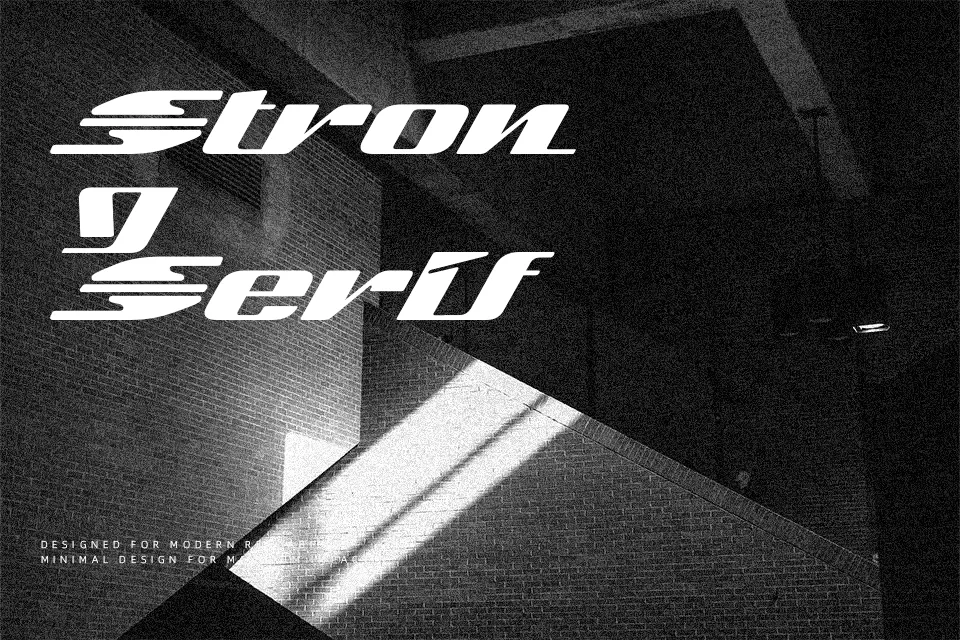 Sandoval Font Font Preview for Tech Poster