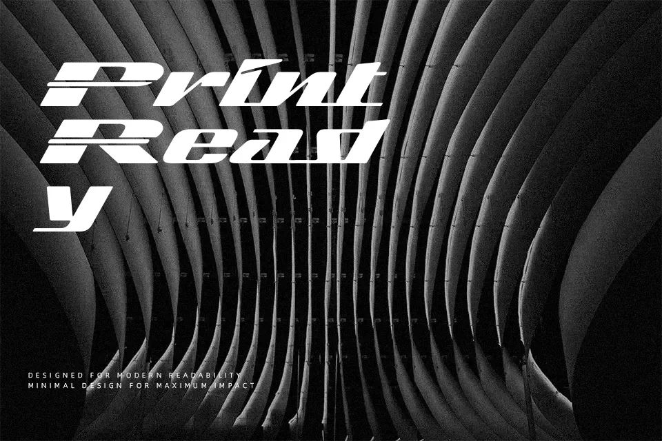 Sandoval Font Font Preview for Dark Logo