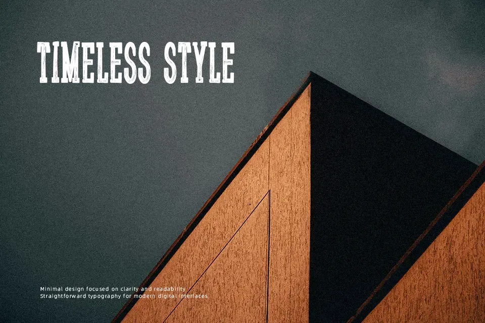 Sanek Font Font Preview for Dynamic Logo