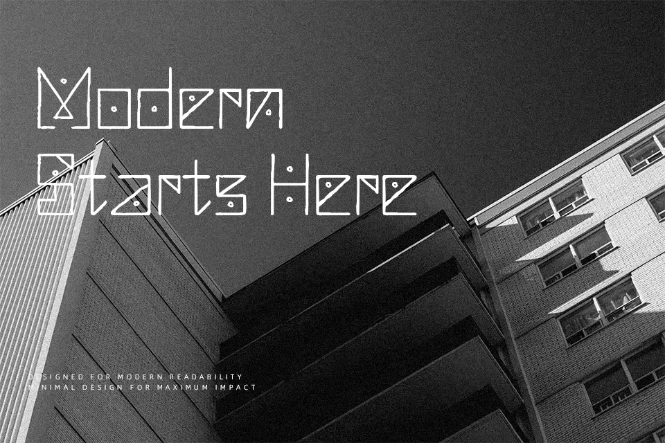 Sankofa Display Font Geometric Font Preview