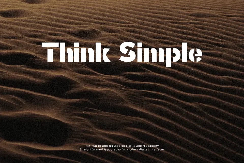 Sargento Gorila Font Stencil Font Preview for Packaging