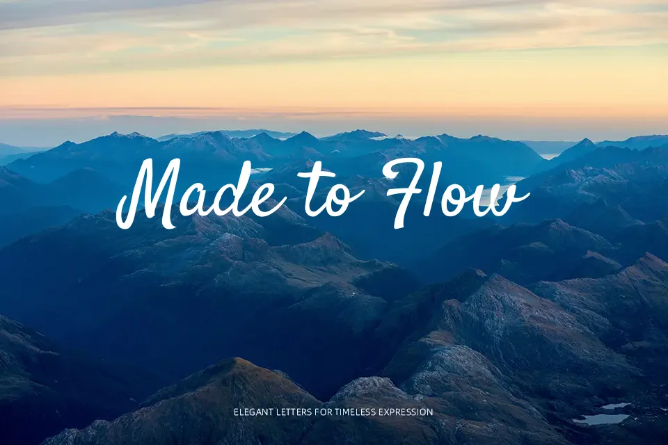 Satisfy Font Calligraphy Font Preview for Wedding