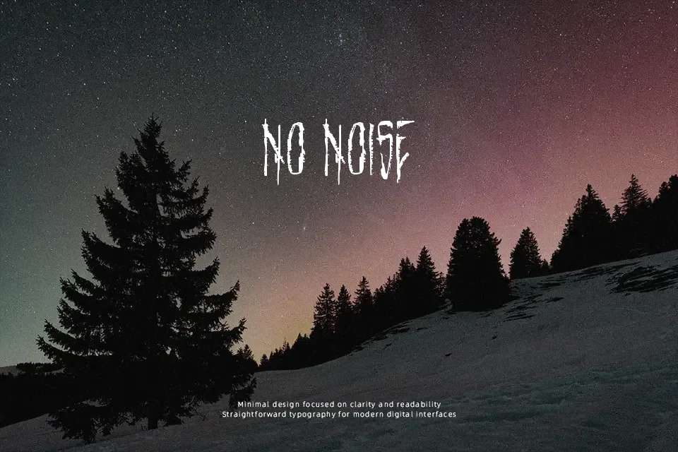 Sawone Font Font Preview for Dark Film