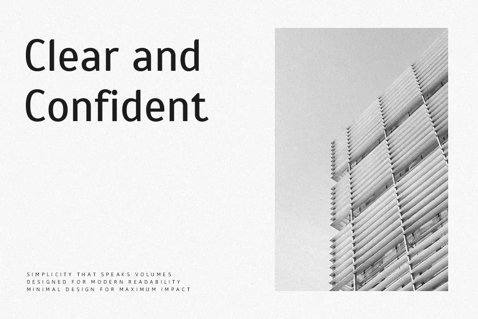 Scada Font Font Preview for Modern Body Text