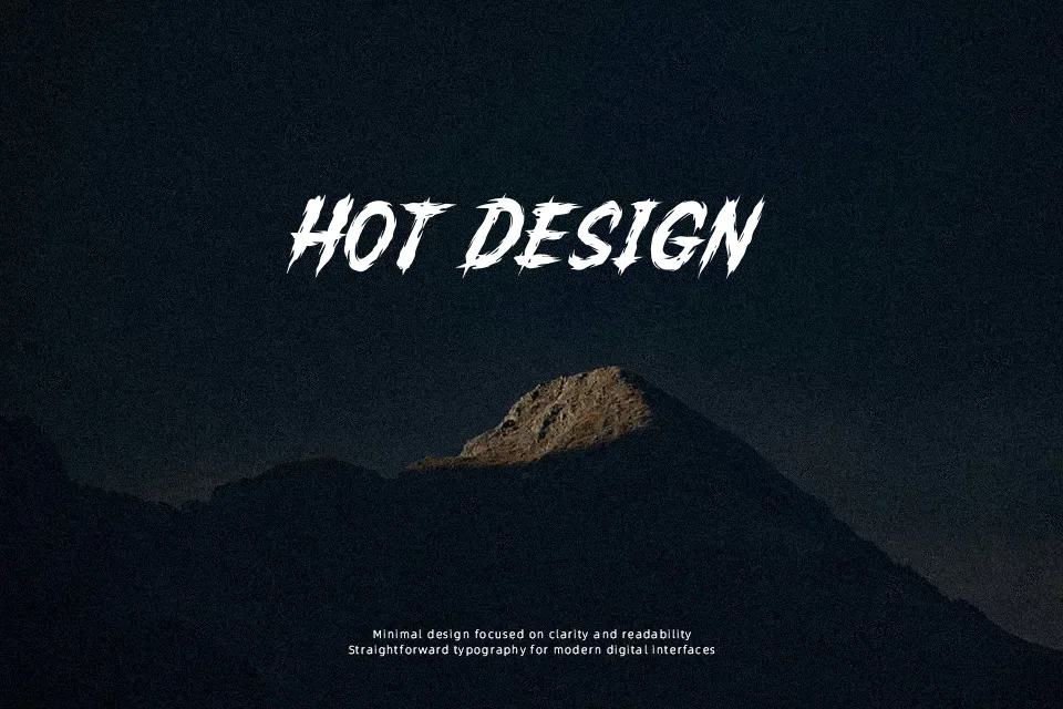 Scary Brusher Font Font Preview for Energetic Halloween