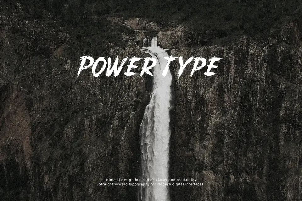 Scary Brusher Font Font Preview for Dramatic Mood
