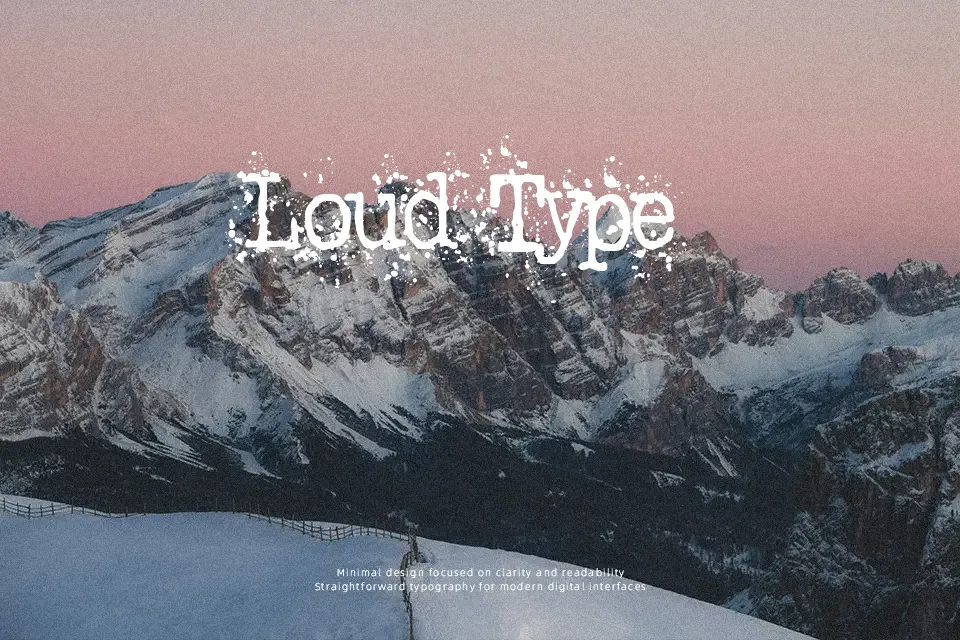 Schreibmaschine Font Font Preview for Retro Headline