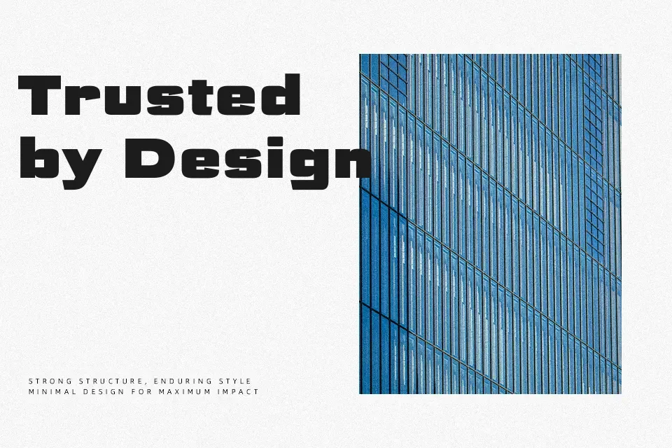 Science Gothic Font Font Preview for Modern Poster