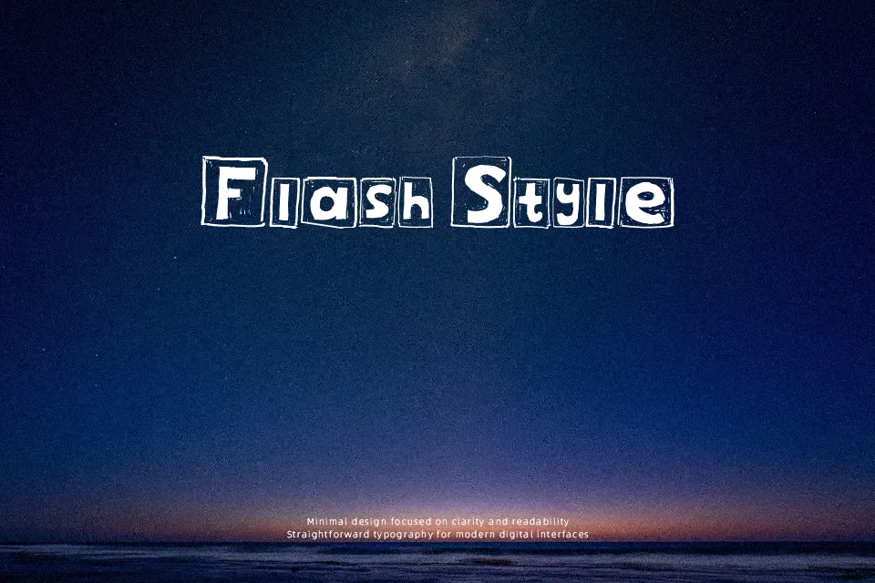 Scraper Font Font Preview for Creative Music