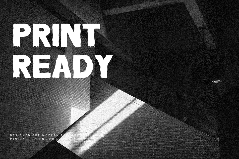 Screamous Font Font Preview for Modern Packaging