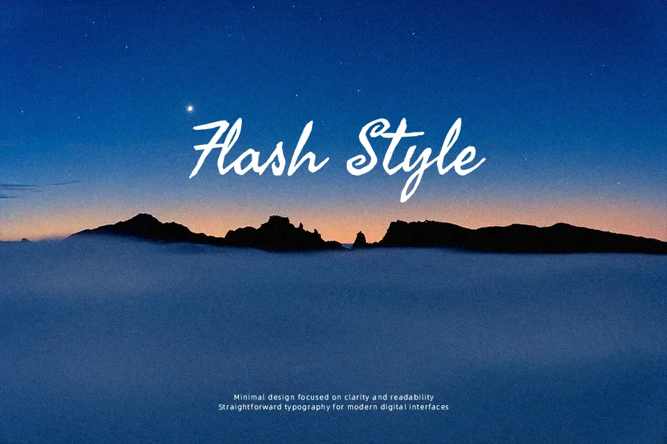 Seaweed Script Font Script Font Preview for Poster