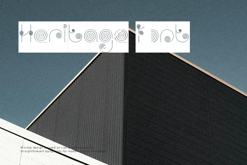 Self Region Font Rounded Font Preview for Headline