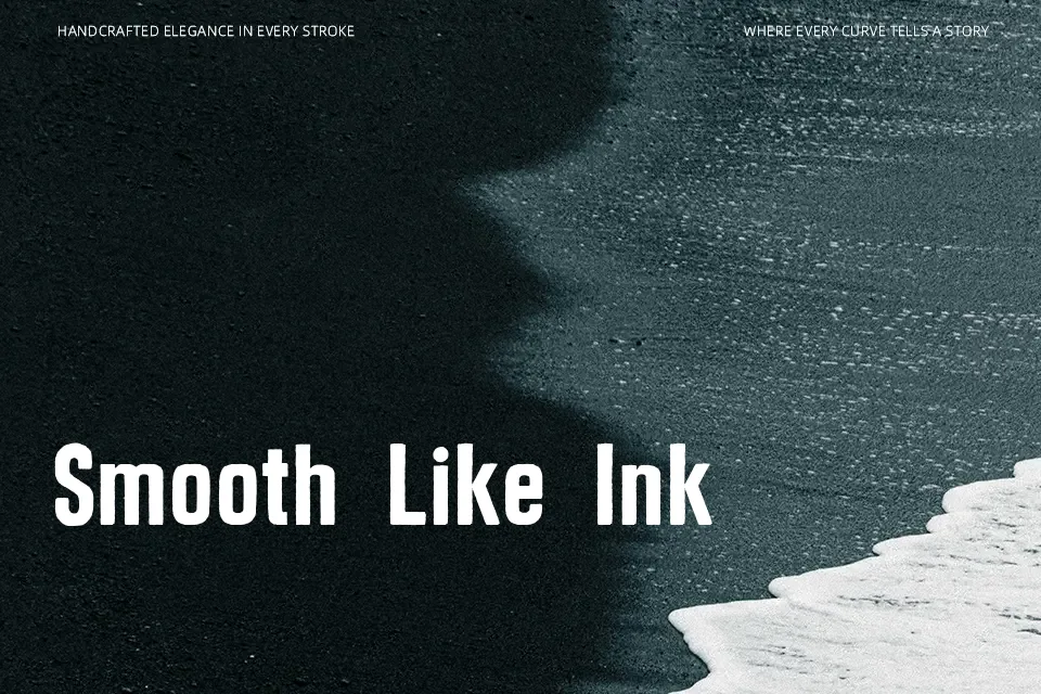 Semi Strong Font Font Preview for Artistic Headline