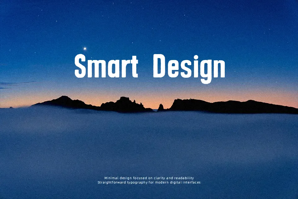 Semi Strong Font Font Preview for Dynamic Music