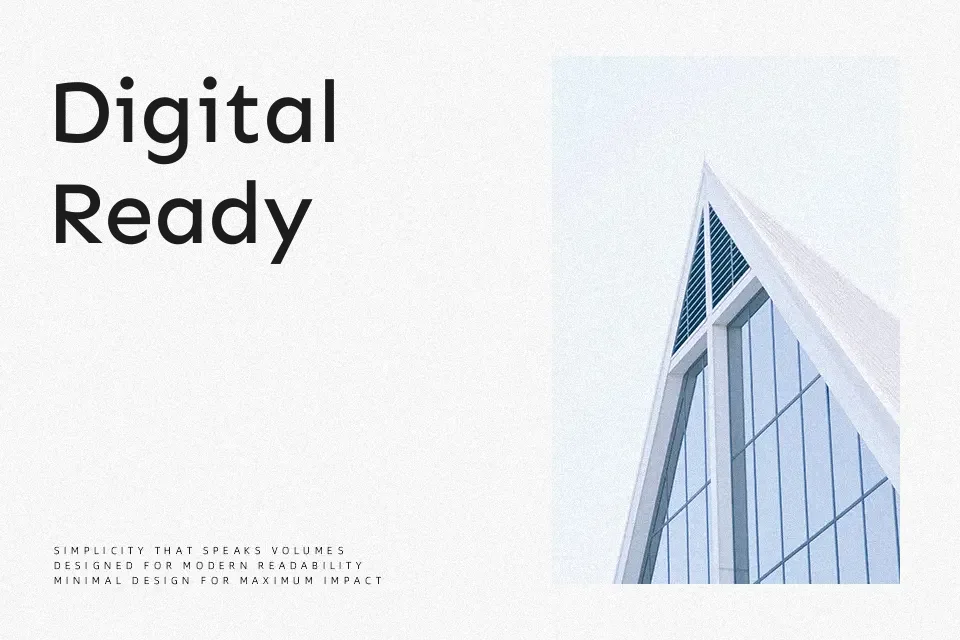 Sen Font Geometric Font Preview for Branding
