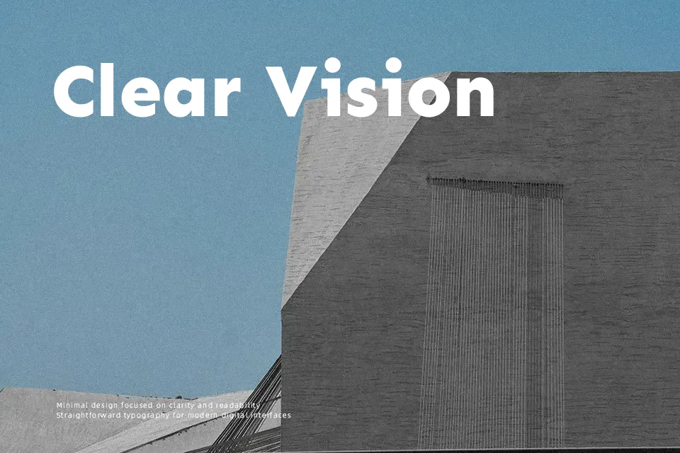 Sen Font Font Preview for Modern Website