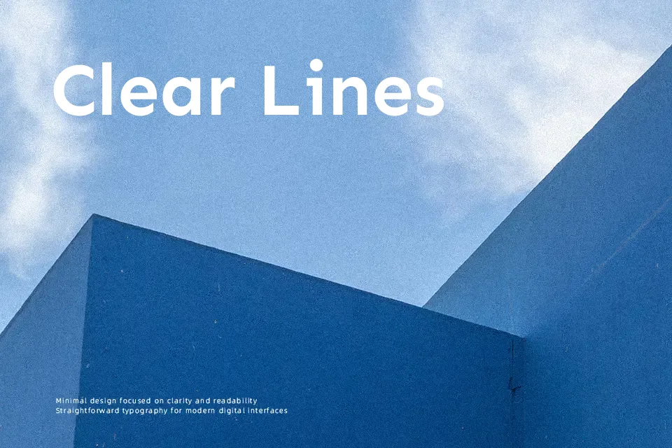 Sen Font Geometric Font Preview for Website