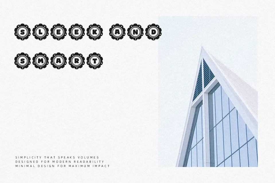 Sence Font Font Preview for Creative Packaging