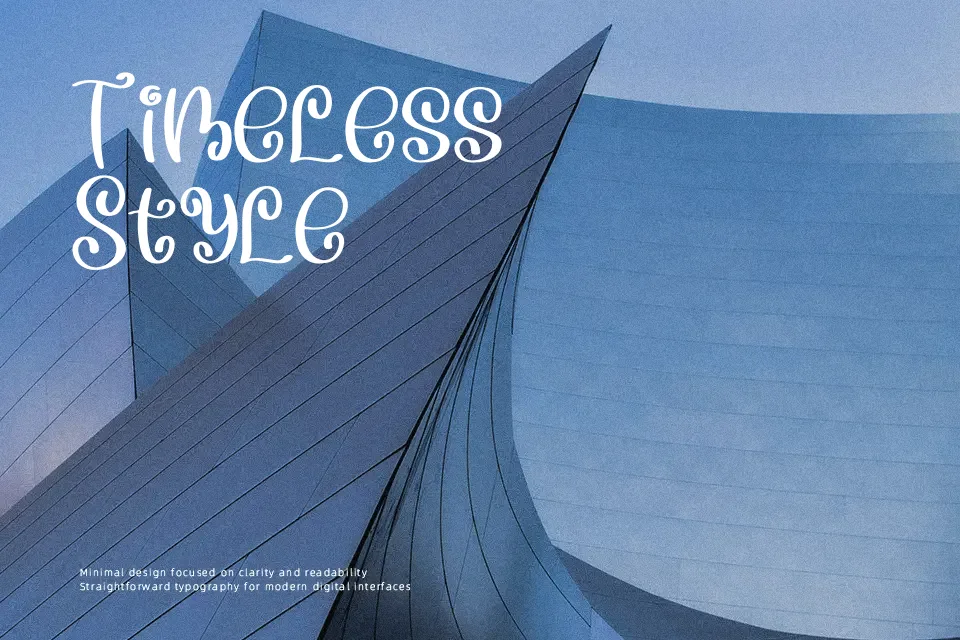 Sepia Love Font Font Preview for Elegant Mood