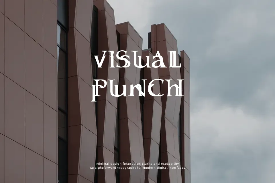 Serifsy Font Font Preview for Poster