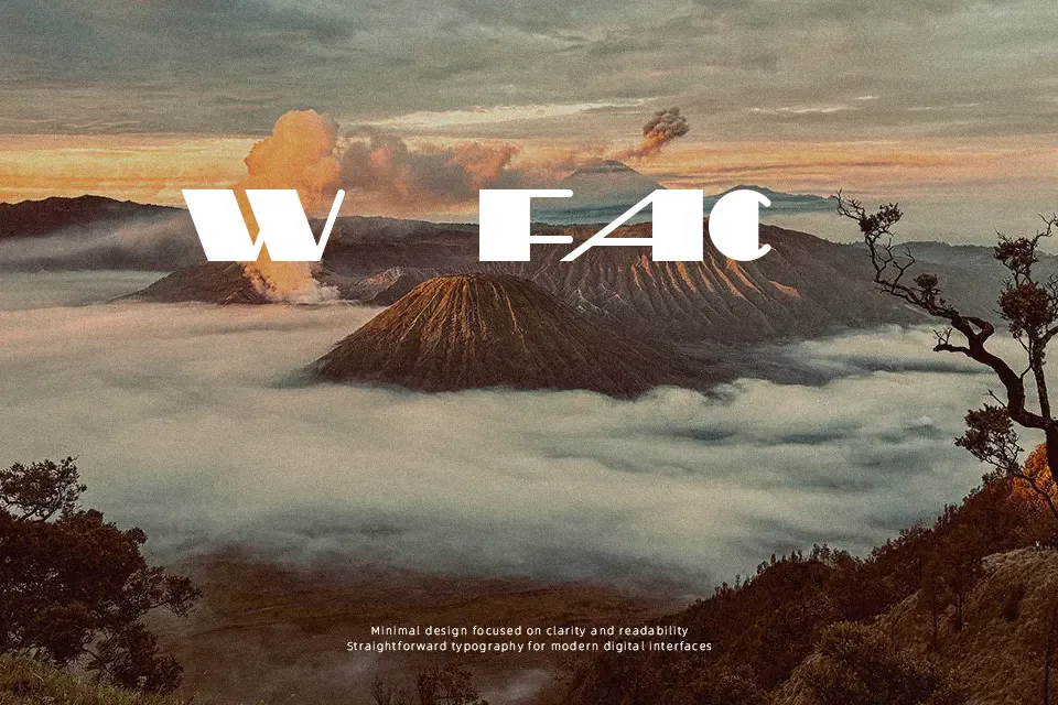 Sesquipedalian Font Geometric Font Preview for Poster