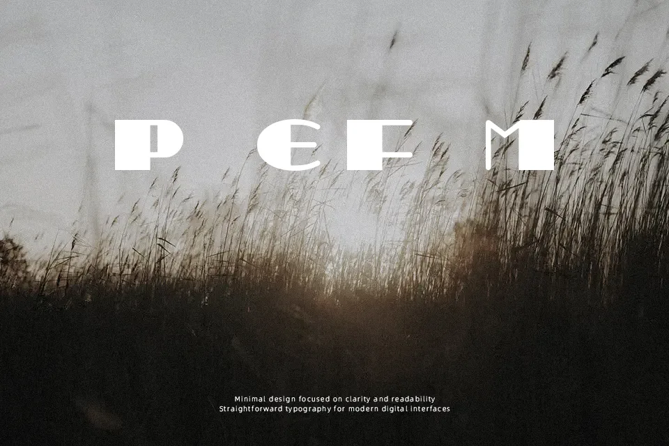 Sesquipedalian Font Geometric Font Preview for Advertising
