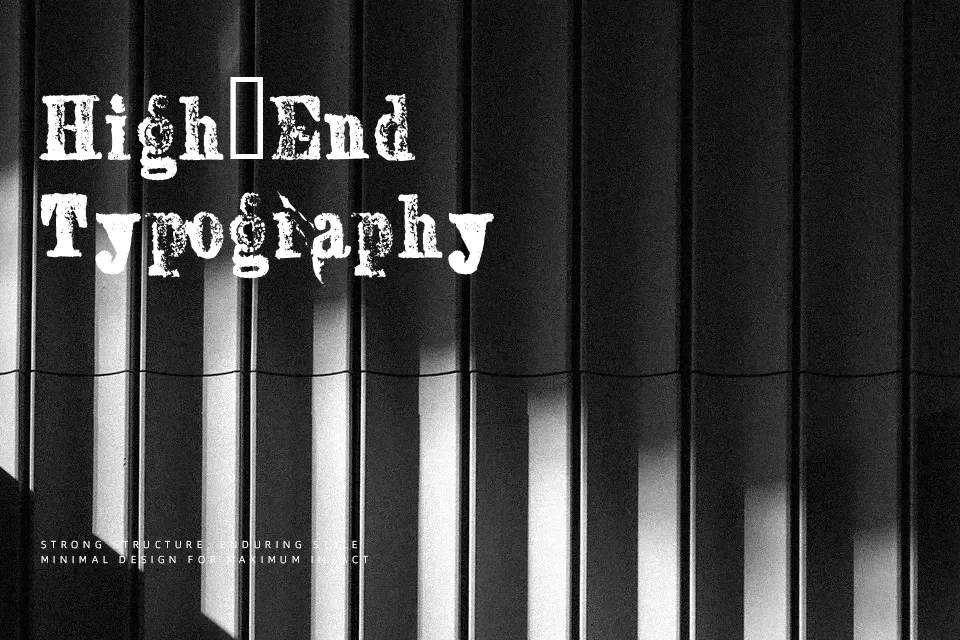 Sexton Serif Font Display Font Preview for Poster