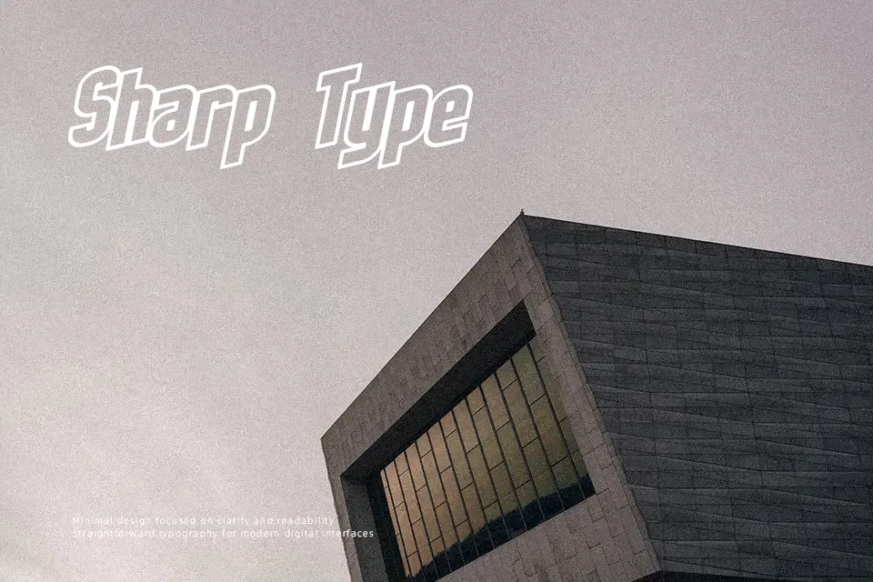 SF Obliquities Font Decorative Font Preview for Headline