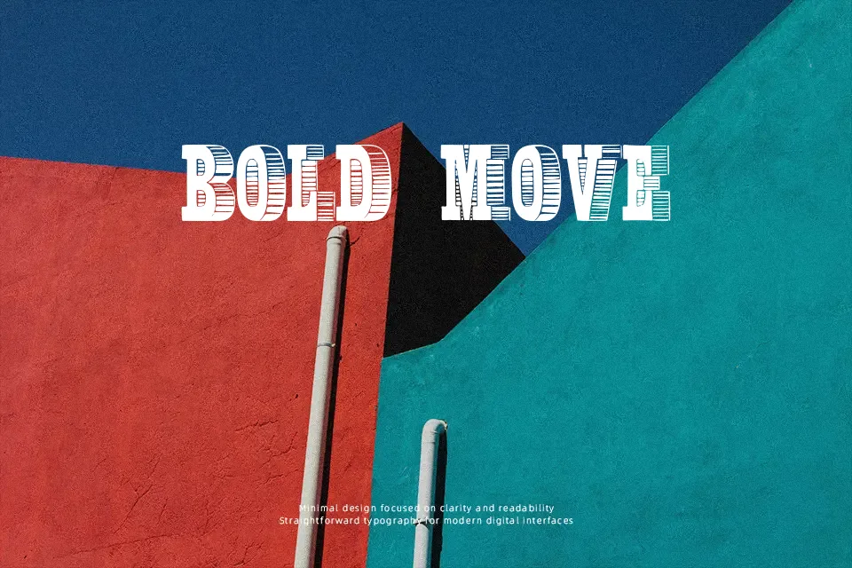 Shady Characters Font Font Preview for Dramatic Advertising