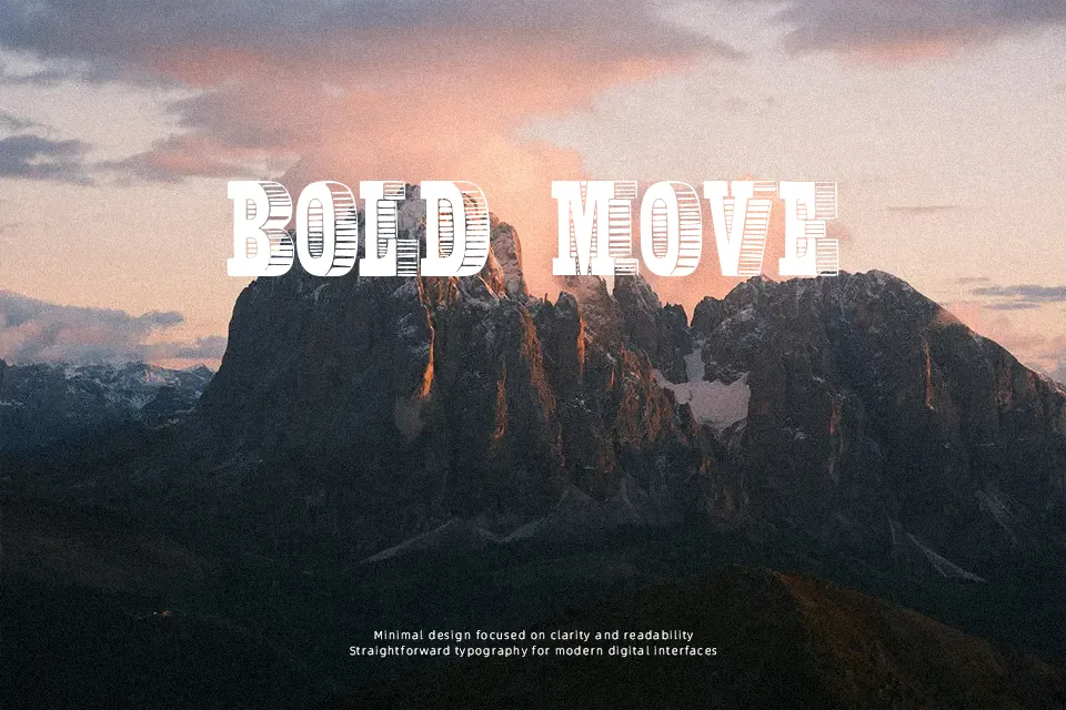 Shady Characters Font Font Preview for Retro Mood