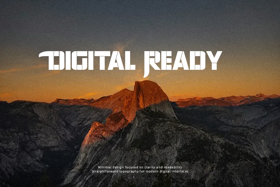Sharp Avienne Font Font Preview for Dark Headline