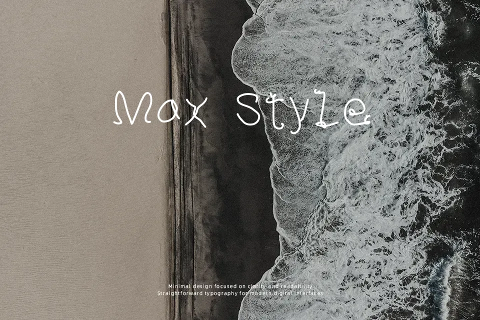 Shine Star Curls MS Font Display Font Preview for Packaging