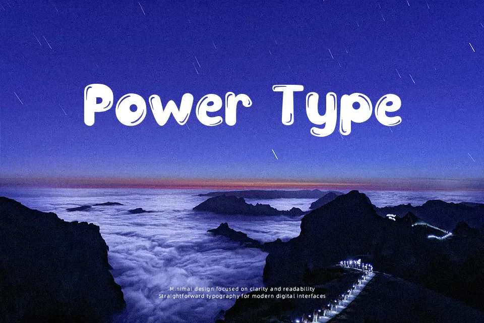 Shiny Balloon Font Font Preview for Bold Poster
