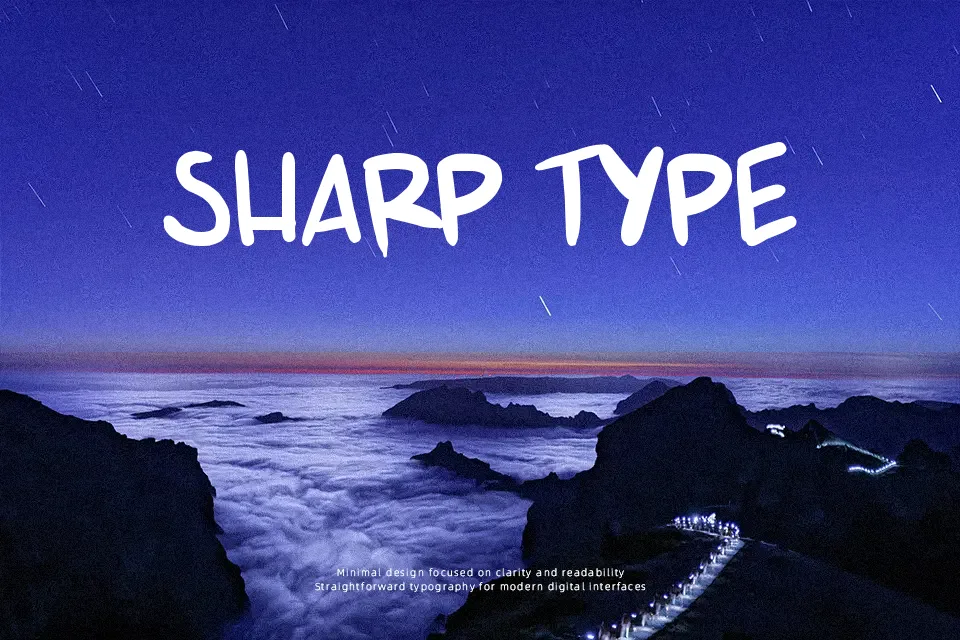Shonen Punk v2 Font Display Font Preview for Logo