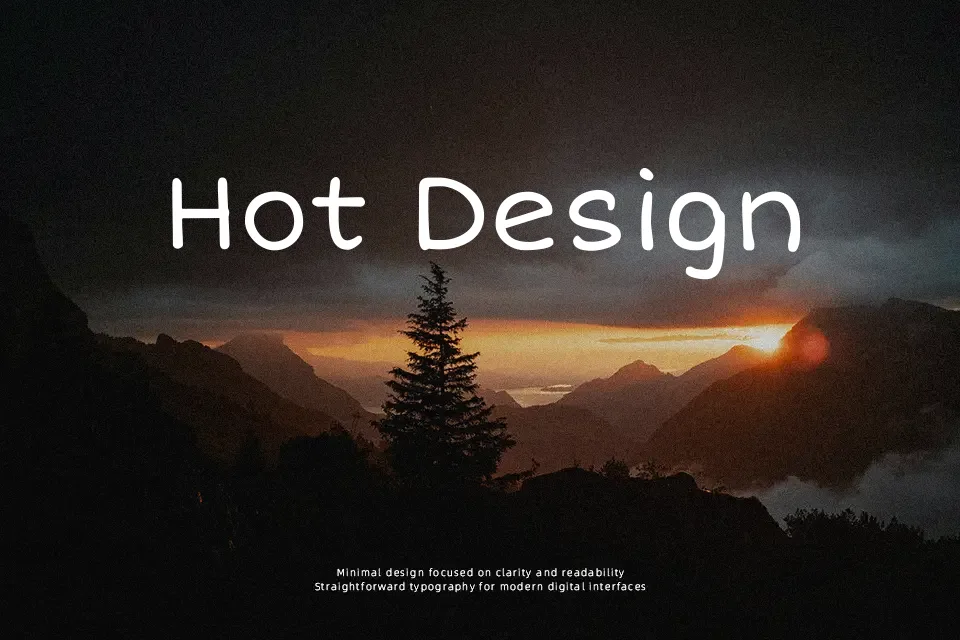 Short Stack Font Handwritten Font Preview for Poster