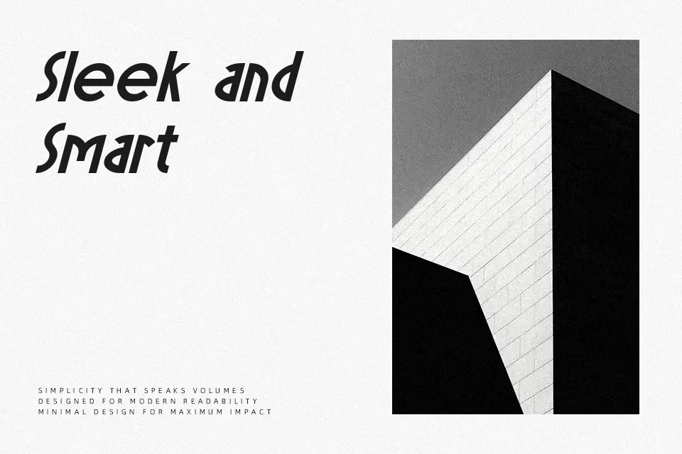 Sierra Madre Font Geometric Font Preview for Logo