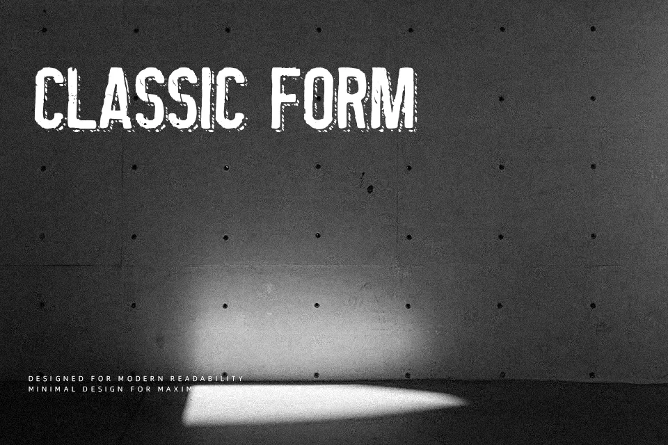 Silent Broadcast Font Font Preview for Rough Gaming