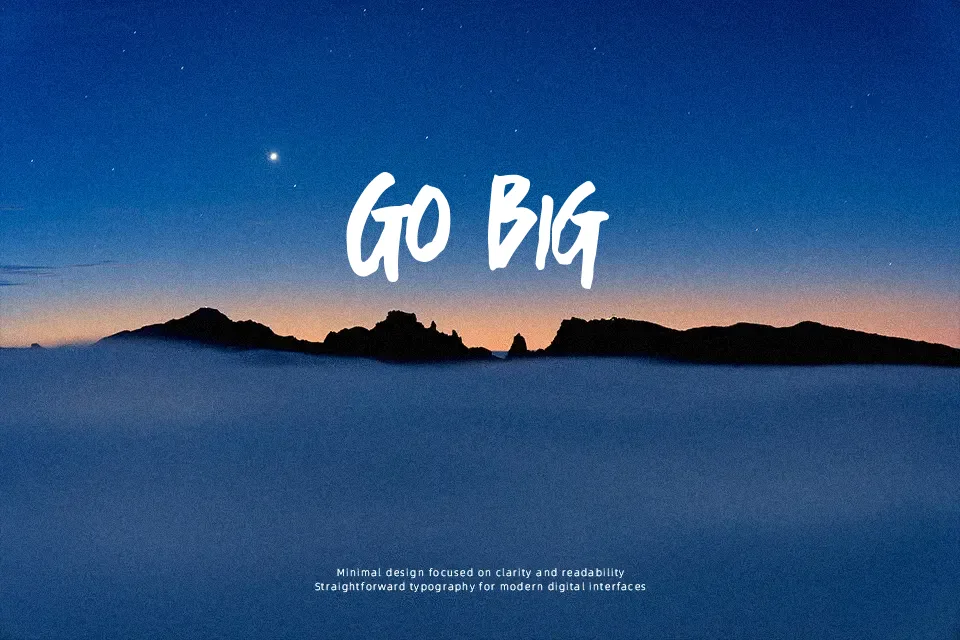 Silent Forest Font Font Preview for Rough Headline