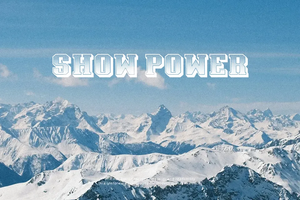 Silicone Font Font Preview for Bold Poster