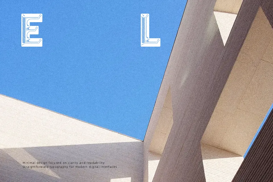 Silver Medal Font Font Preview for Retro Poster