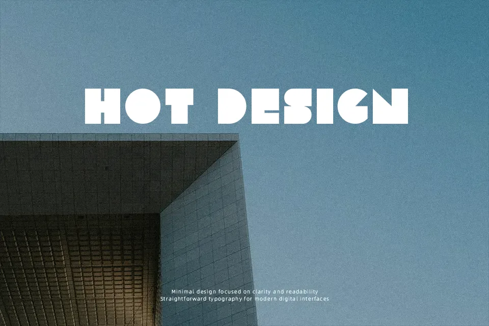 Simplaform Solid Font Font Preview for Minimal Poster