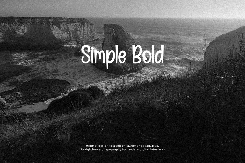 Simple Holiday Font Handwritten Font Preview for Packaging