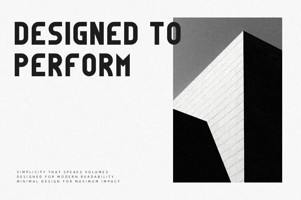 Simpleness Font Geometric Font Preview for Headline