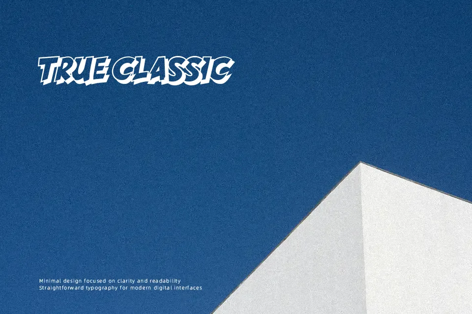 Simplicity Font Font Preview for Creative Poster